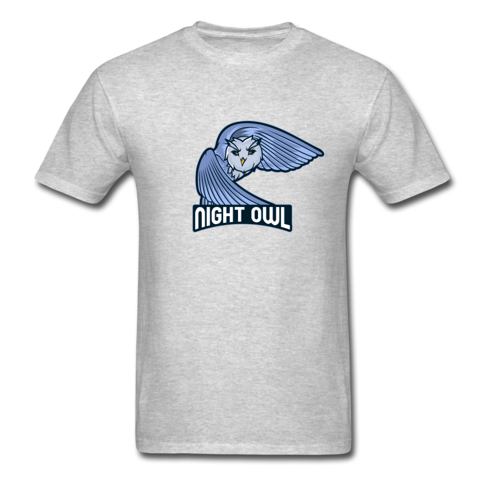 Unisex Night Owl T-Shirt - heather gray