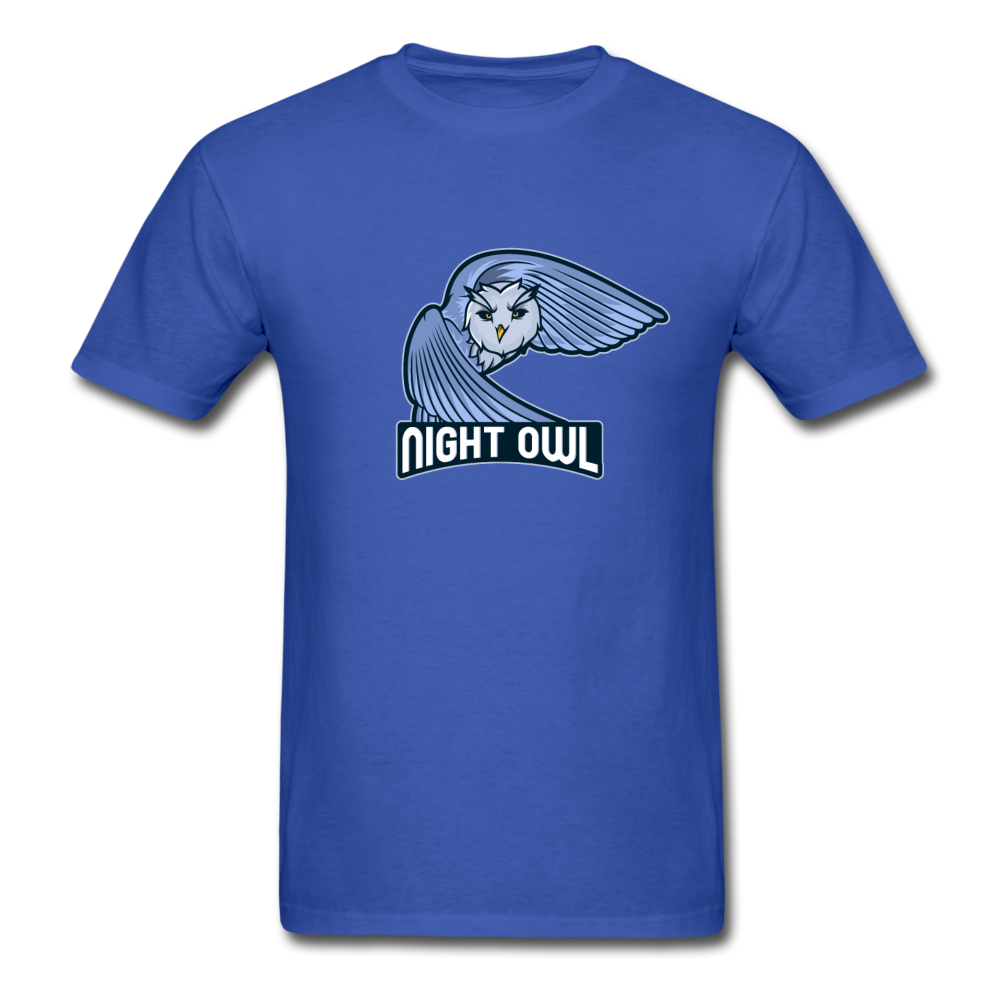 Unisex Night Owl T-Shirt - royal blue