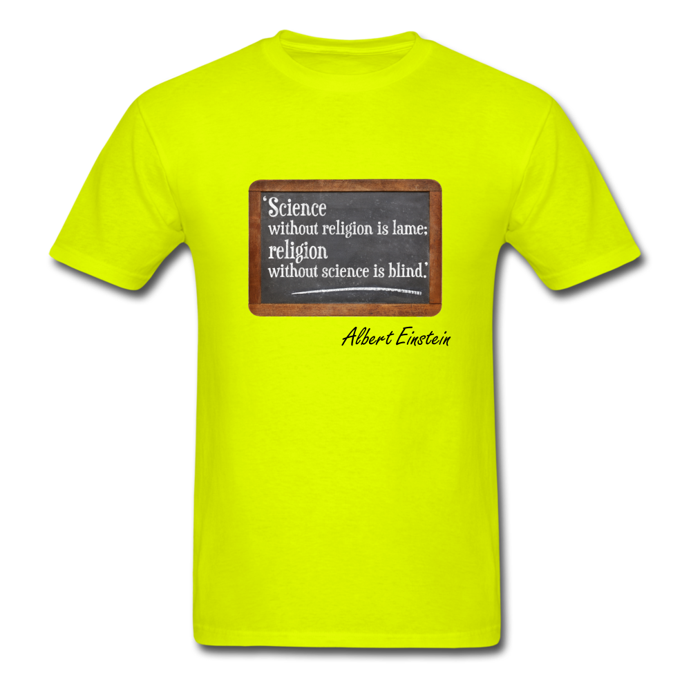 Unisex Einstein T-Shirt - safety green