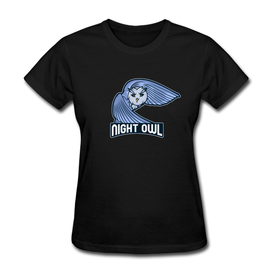 Women's Night Owl T-Shirt - black