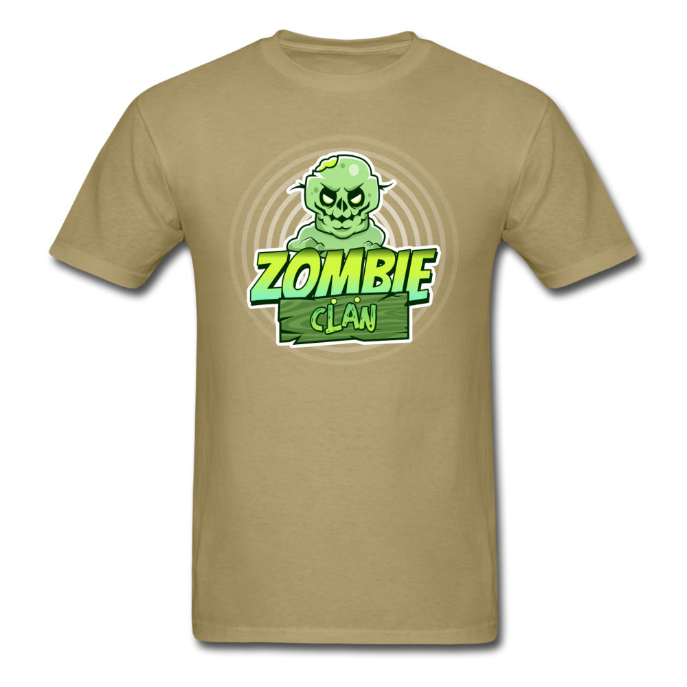 Unisex Zombie Clan T-Shirt - khaki