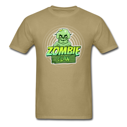 Unisex Zombie Clan T-Shirt - khaki