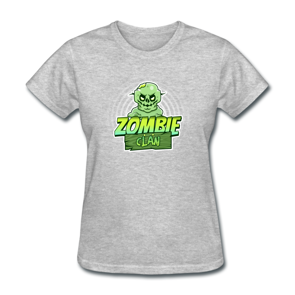 Women's Zombie Clan T-Shirt - heather gray