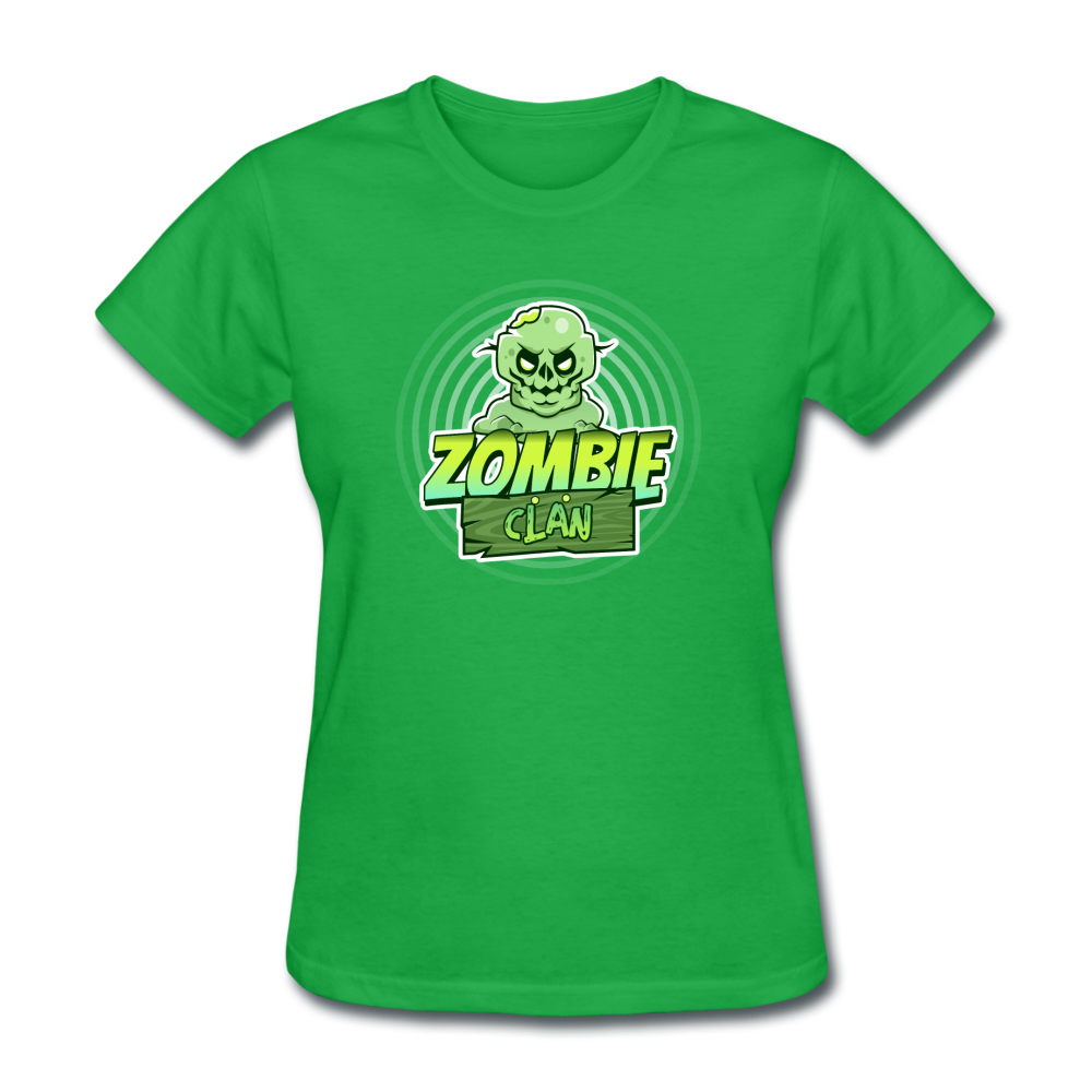 Women's Zombie Clan T-Shirt - bright green