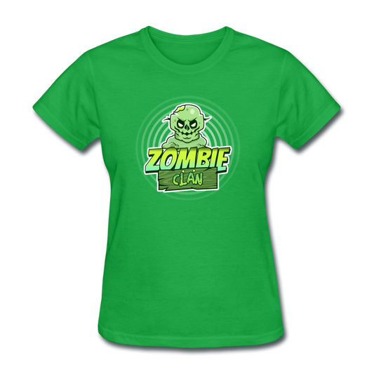 Women's Zombie Clan T-Shirt - bright green