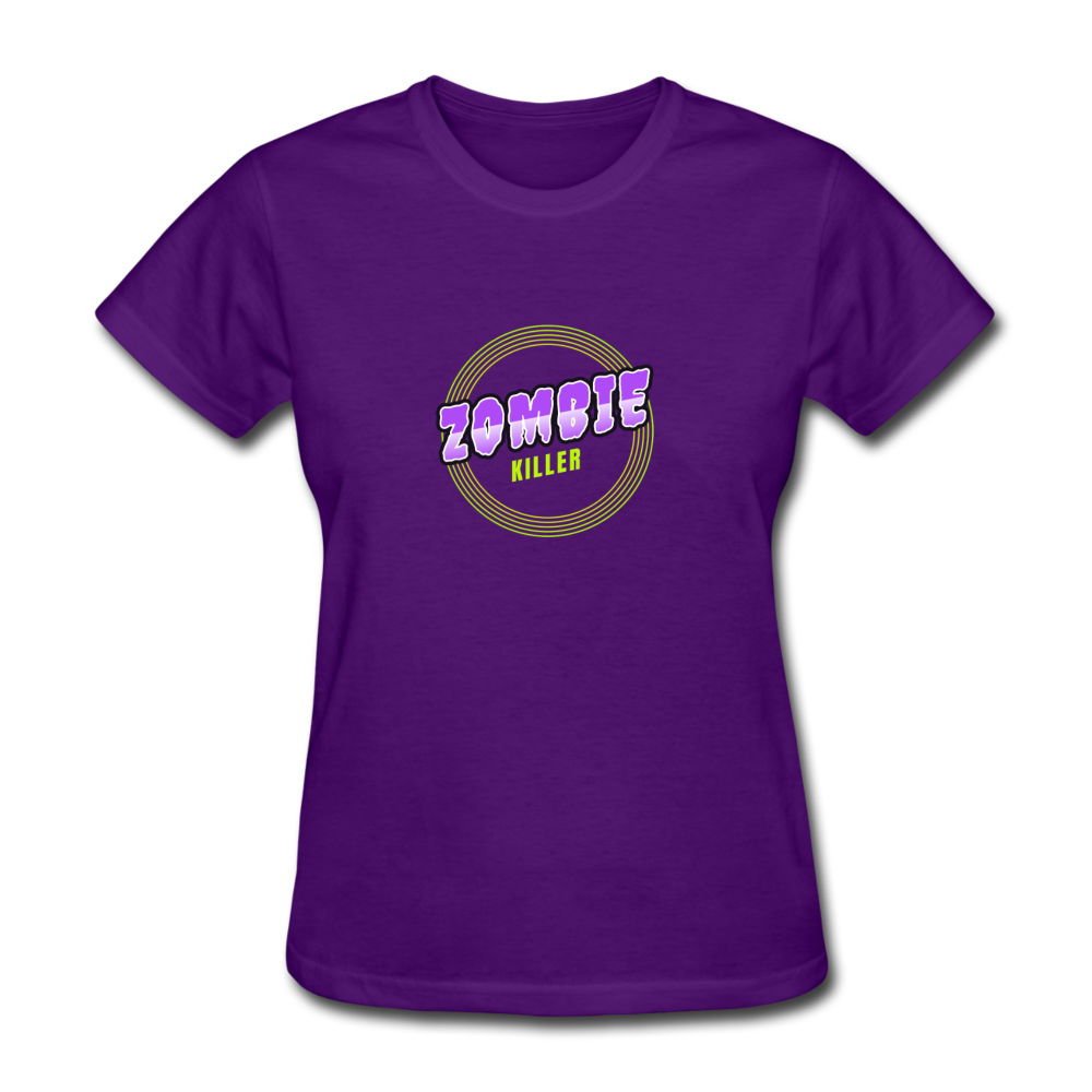 Women's Zombie Killer T-Shirt - purple