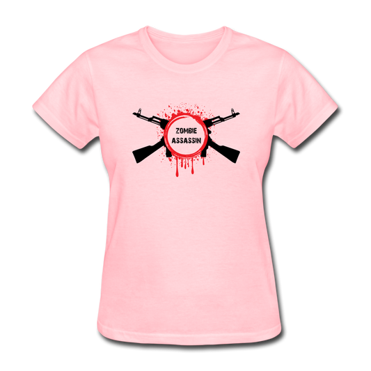 Women's Zombie Assassin T-Shirt - pink