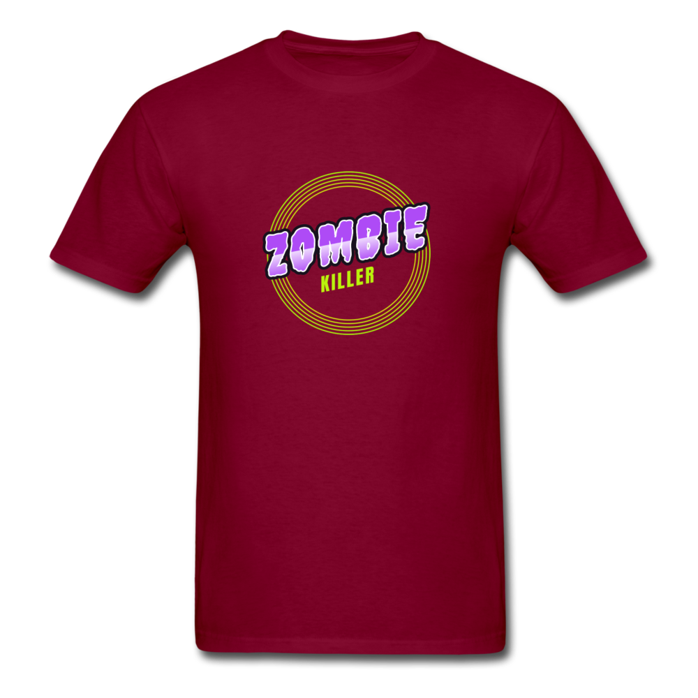 Unisex Zombie Killer T-Shirt - burgundy