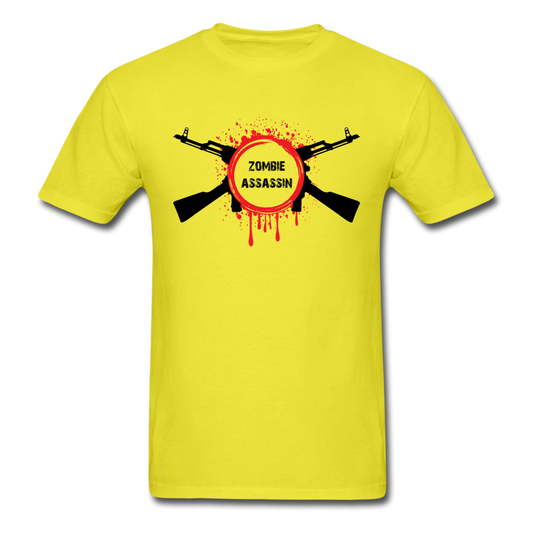 Unisex Zombie Assassin T-Shirt - yellow