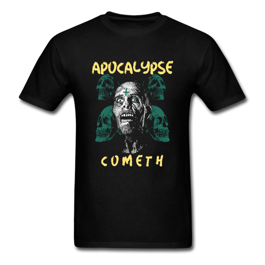 Unisex Zombie Apocalypse Cometh T-Shirt - black