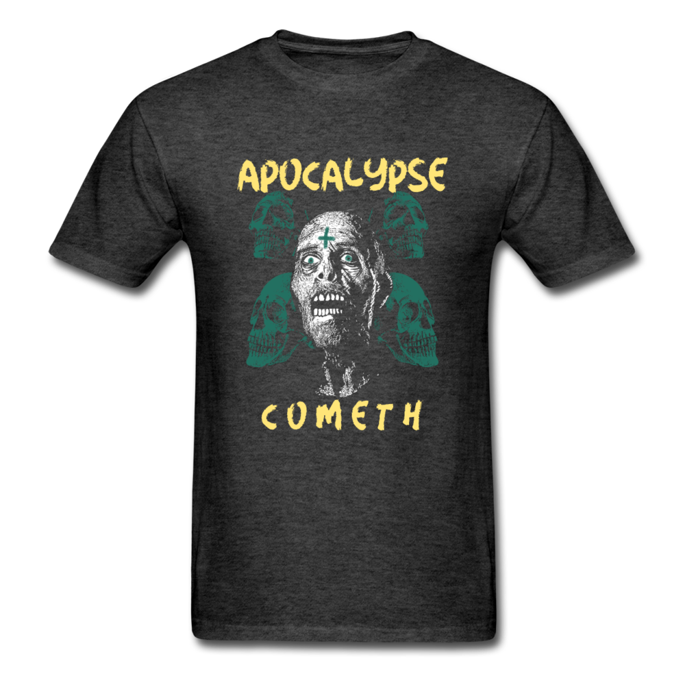 Unisex Zombie Apocalypse Cometh T-Shirt - heather black