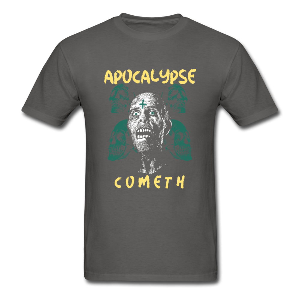Unisex Zombie Apocalypse Cometh T-Shirt - charcoal