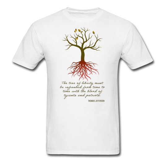Unisex Tree of Liberty T-Shirt - white