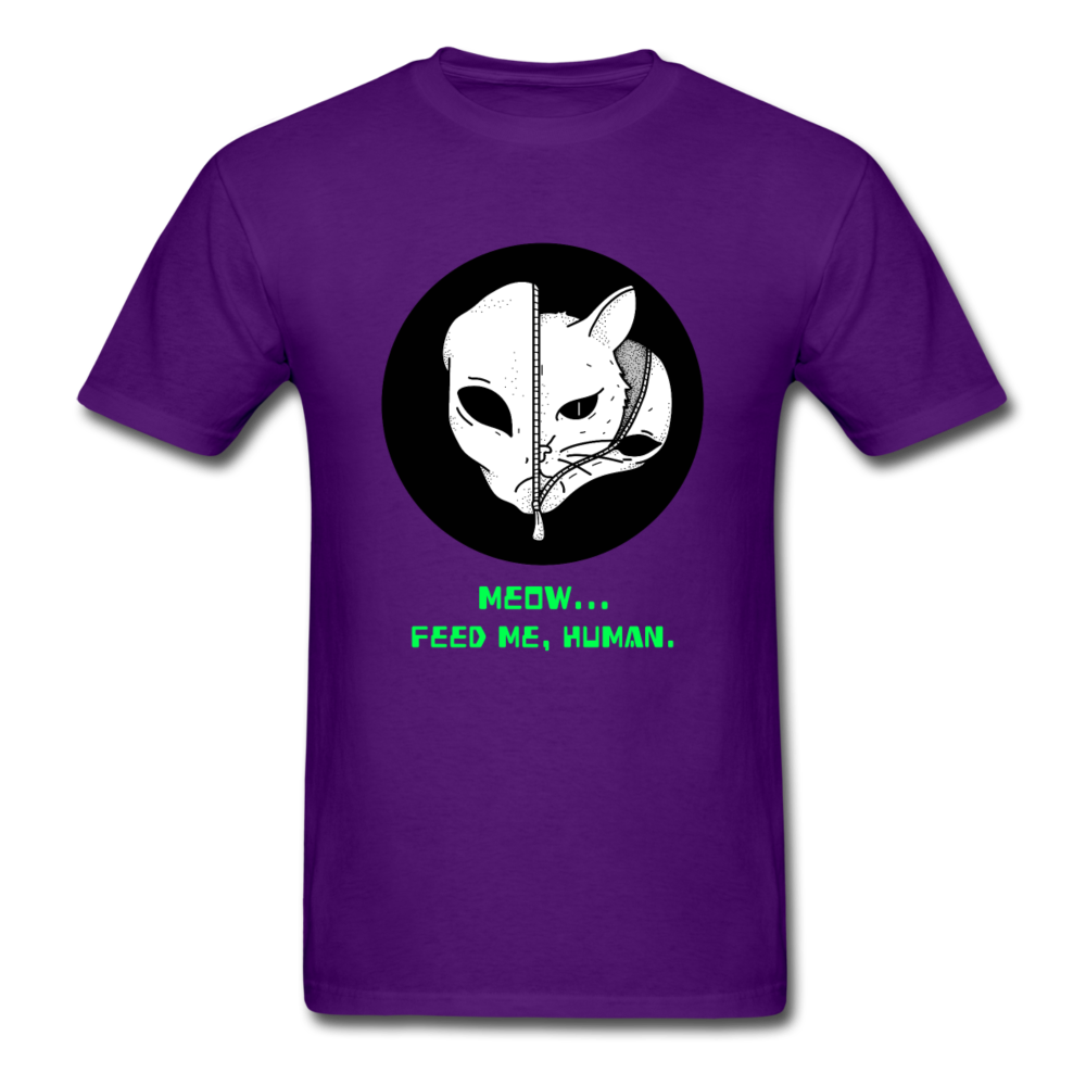 Unisex Alien Kitty T-Shirt - purple