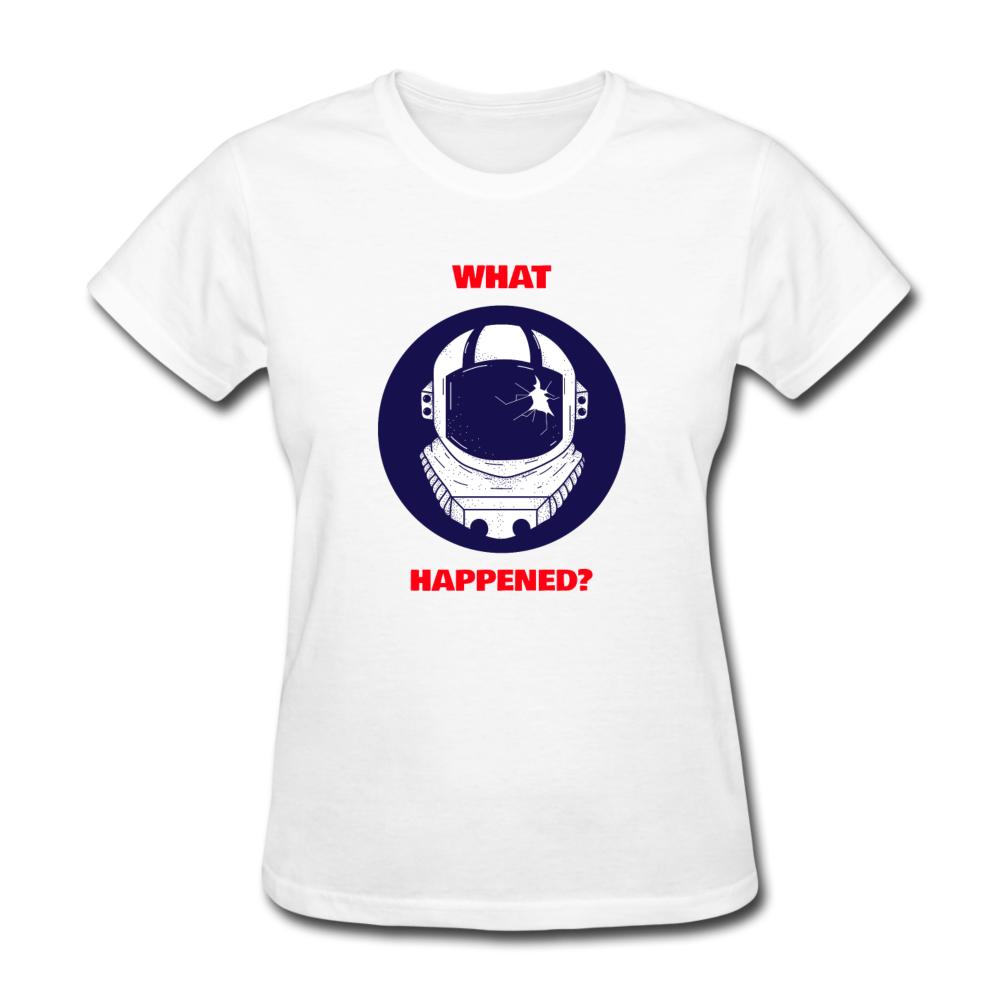 Women's Alien What Happened T-Shirt - white