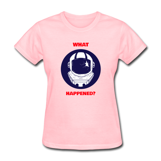 Women's Alien What Happened T-Shirt - pink