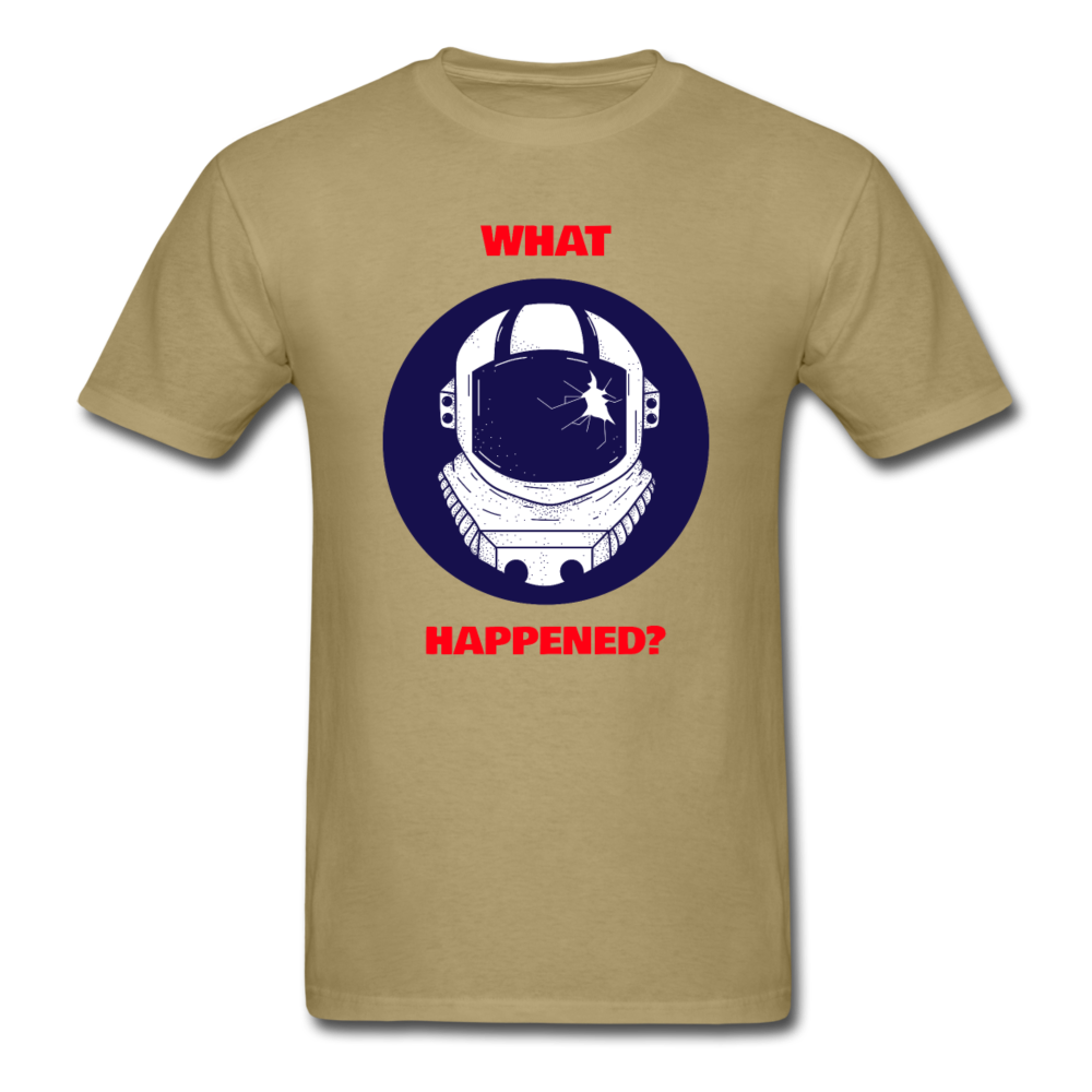 Unisex Alien What Happened T-Shirt - khaki