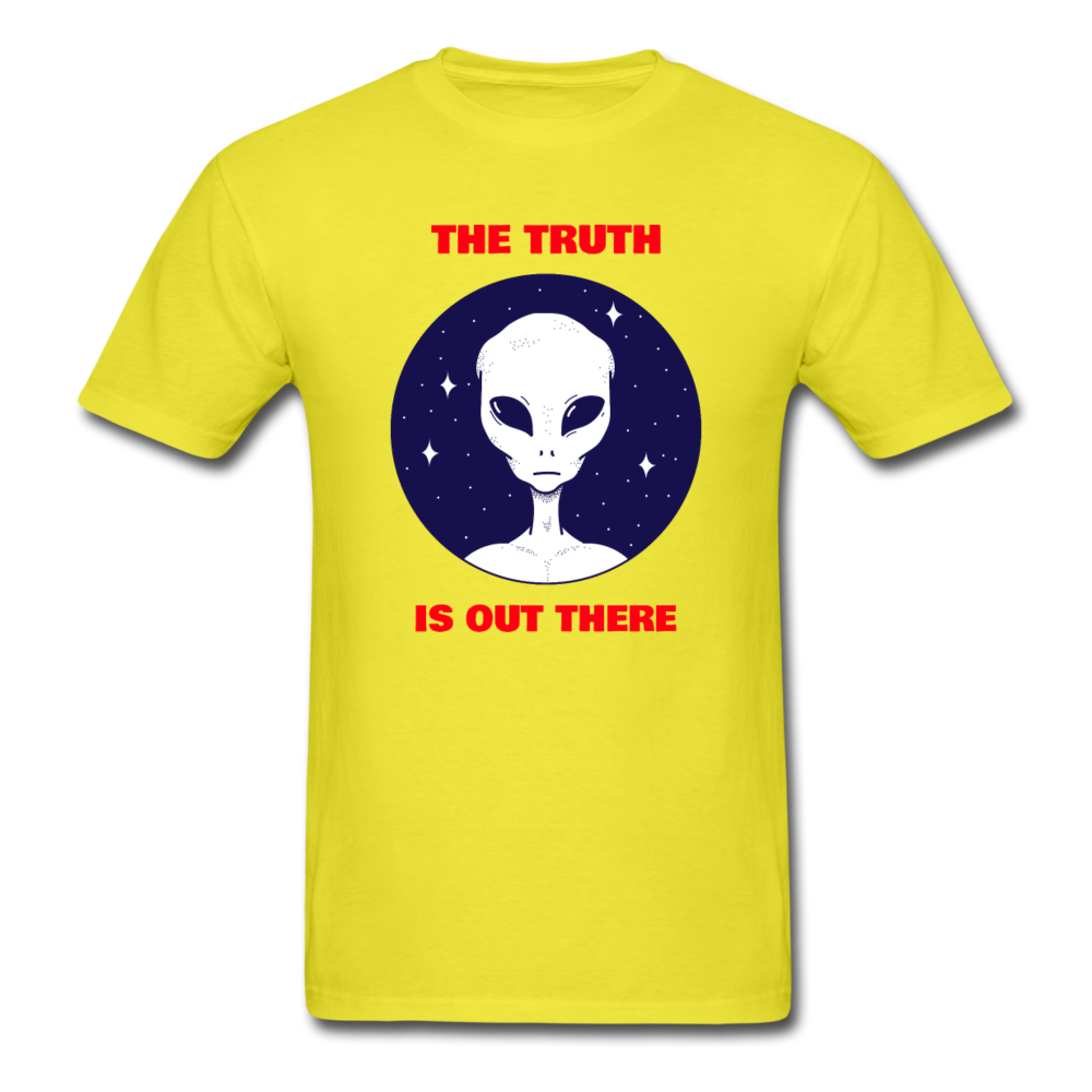 Unisex Alien The Truth Is Out There T-Shirt - yellow