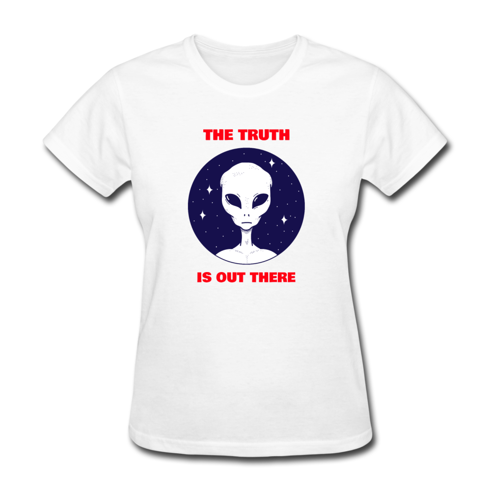 Women's Alien The Truth Is Out There T-Shirt - white