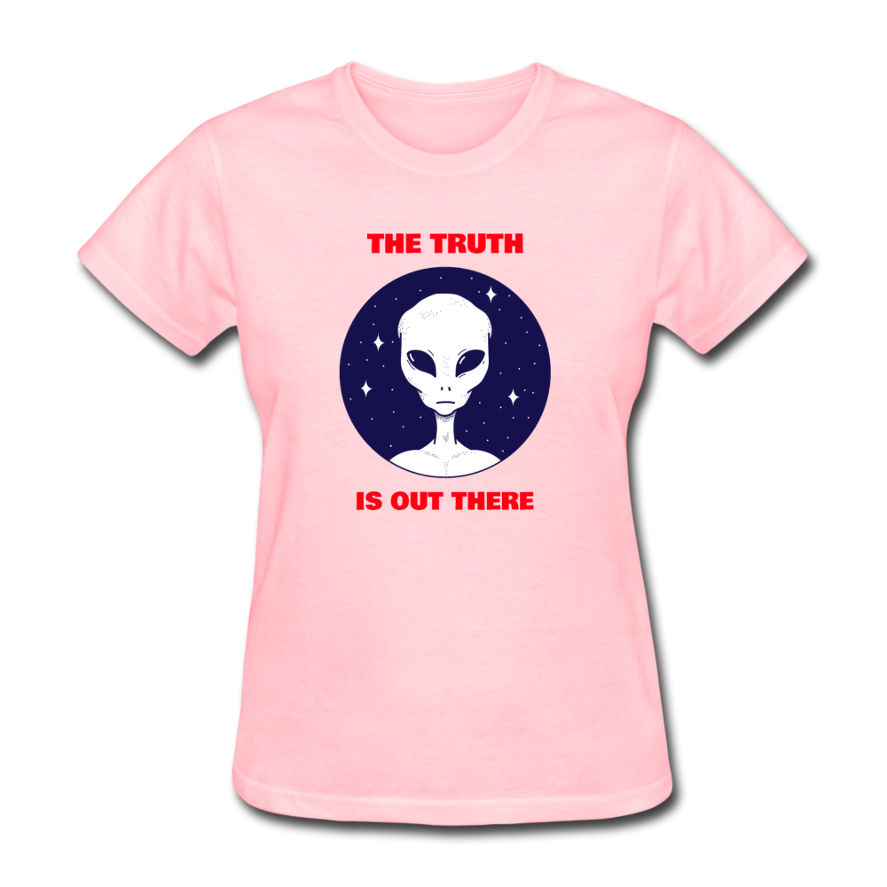 Women's Alien The Truth Is Out There T-Shirt - pink