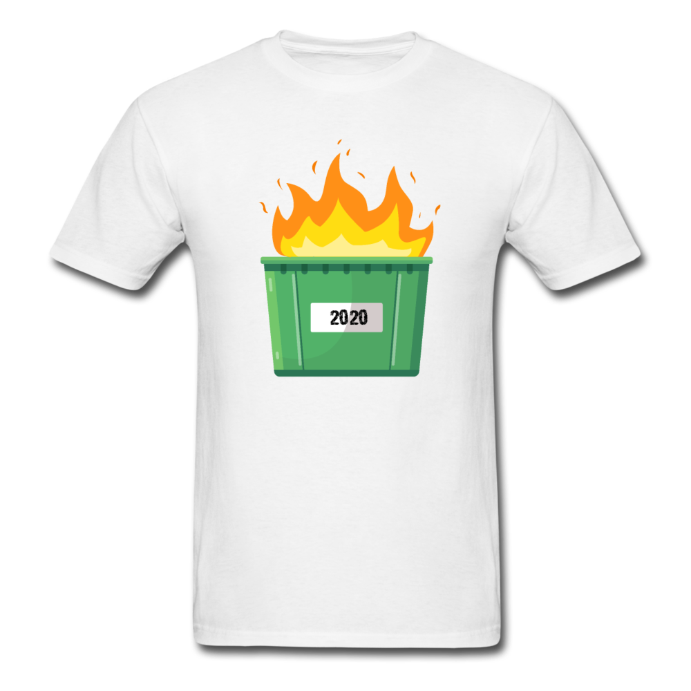 Unisex 2020 Dumpster Fire T-Shirt - white