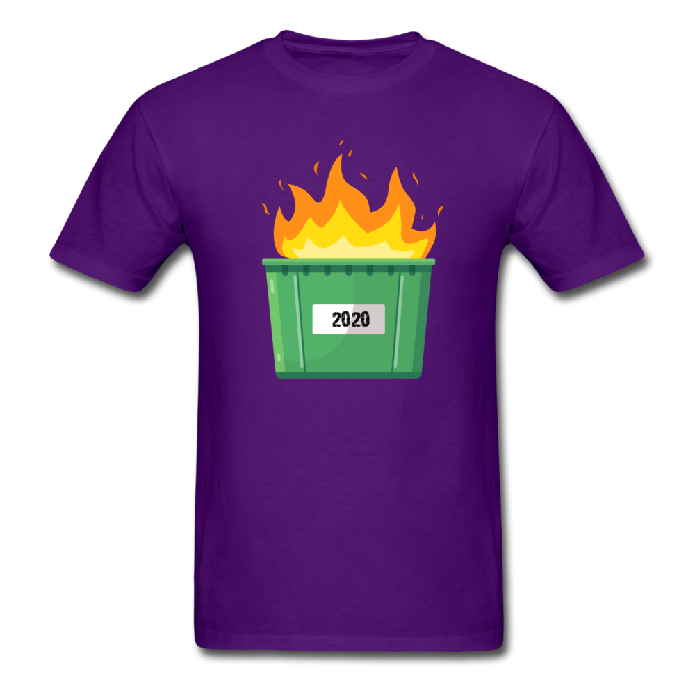 Unisex 2020 Dumpster Fire T-Shirt - purple