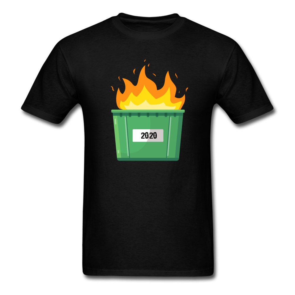 Unisex 2020 Dumpster Fire T-Shirt - black