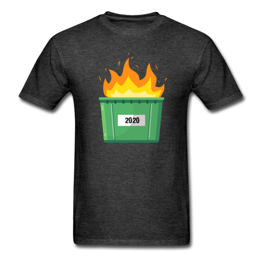 Unisex 2020 Dumpster Fire T-Shirt - heather black