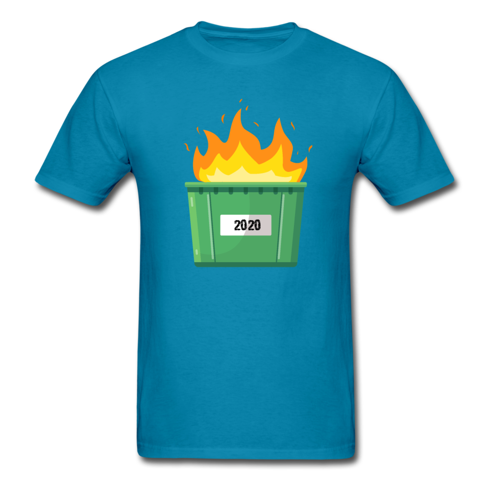 Unisex 2020 Dumpster Fire T-Shirt - turquoise