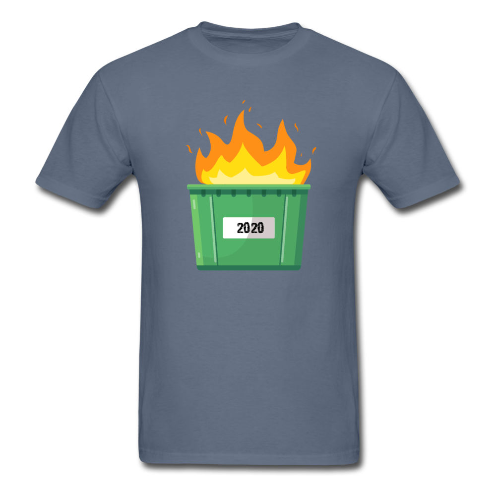 Unisex 2020 Dumpster Fire T-Shirt - denim