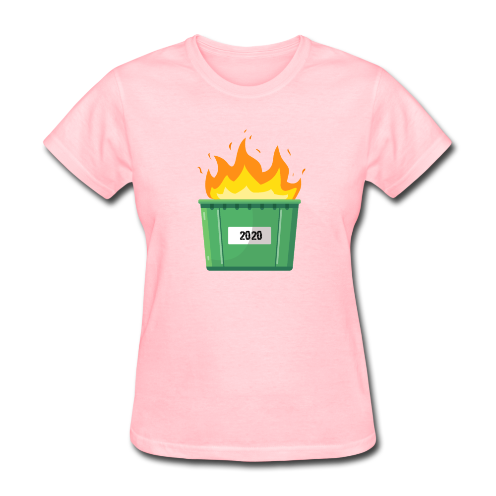 Women's 2020 Dumpster Fire T-Shirt - pink