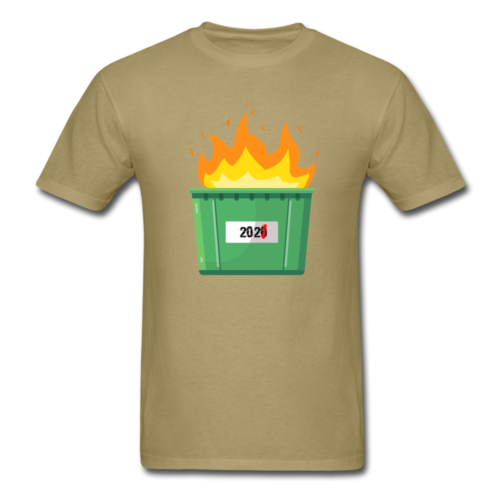 Unisex 2021 Dumpster Fire T-Shirt - khaki