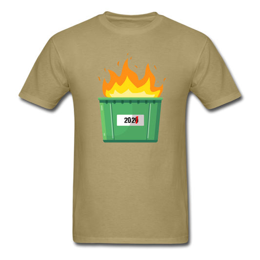 Unisex 2021 Dumpster Fire T-Shirt - khaki