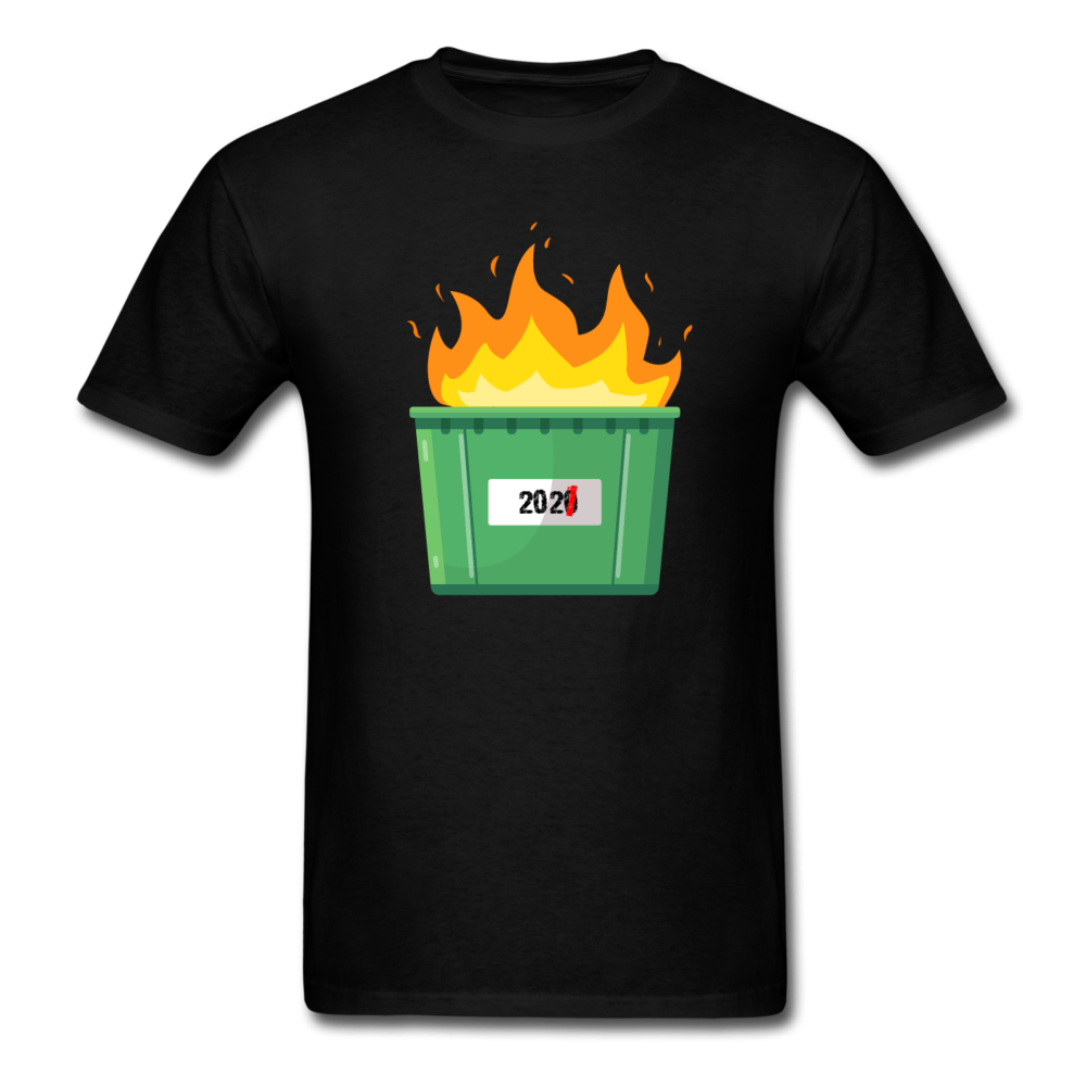 Unisex 2021 Dumpster Fire T-Shirt - black