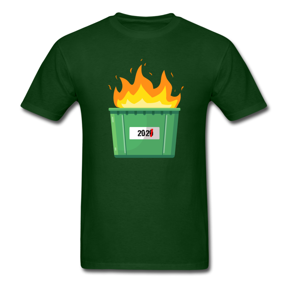 Unisex 2021 Dumpster Fire T-Shirt - forest green