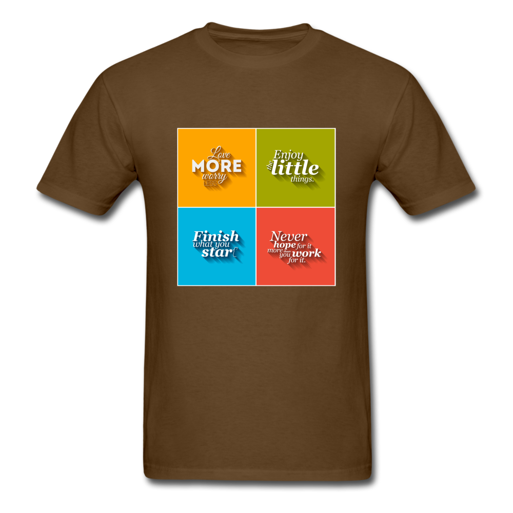 Unisex Inspirational T-Shirt - brown