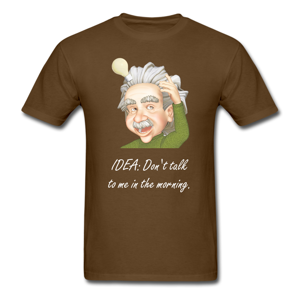 Unisex Einstein Idea T-Shirt - brown