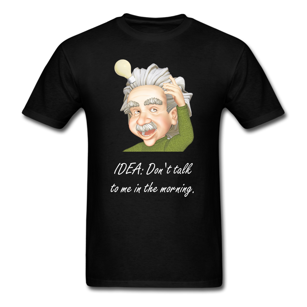 Unisex Einstein Idea T-Shirt - black