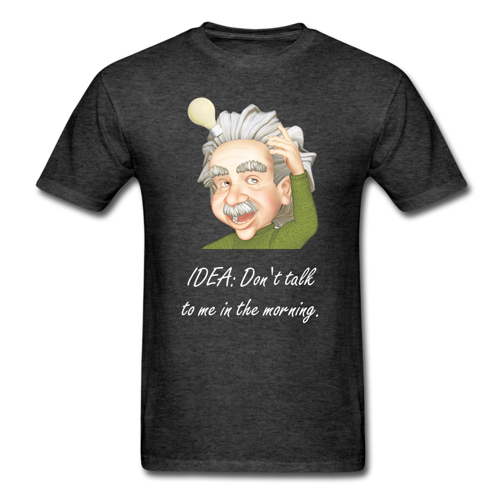 Unisex Einstein Idea T-Shirt - heather black