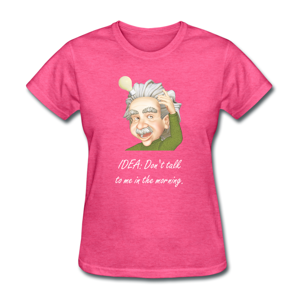 Women's Einstein Idea T-Shirt - heather pink