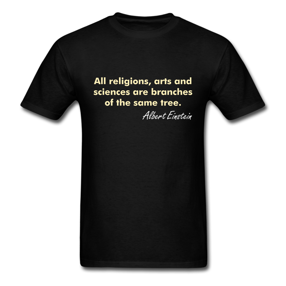 Unisex Einstein Quote T-Shirt - black