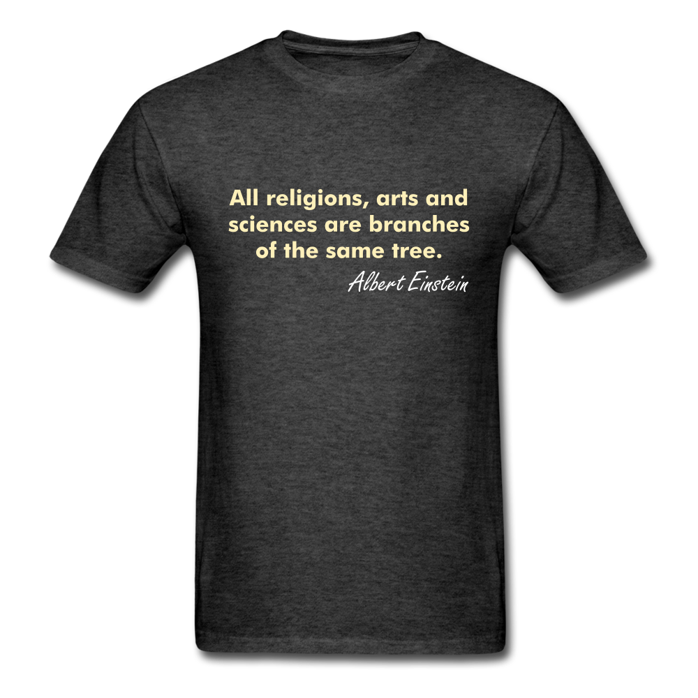 Unisex Einstein Quote T-Shirt - heather black