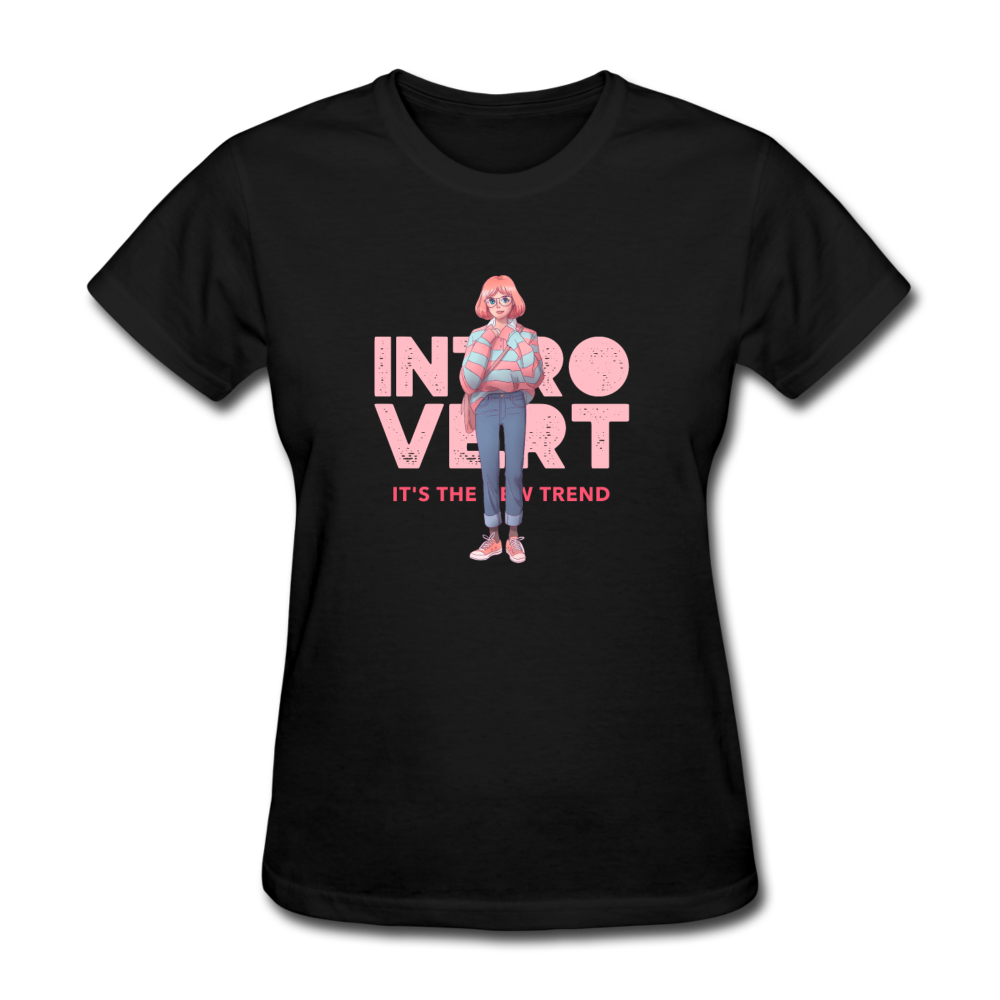 Women's Introvert T-Shirt - black