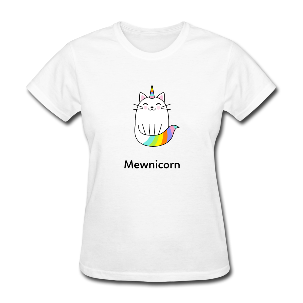 Women's Mewnicorn T-Shirt - white