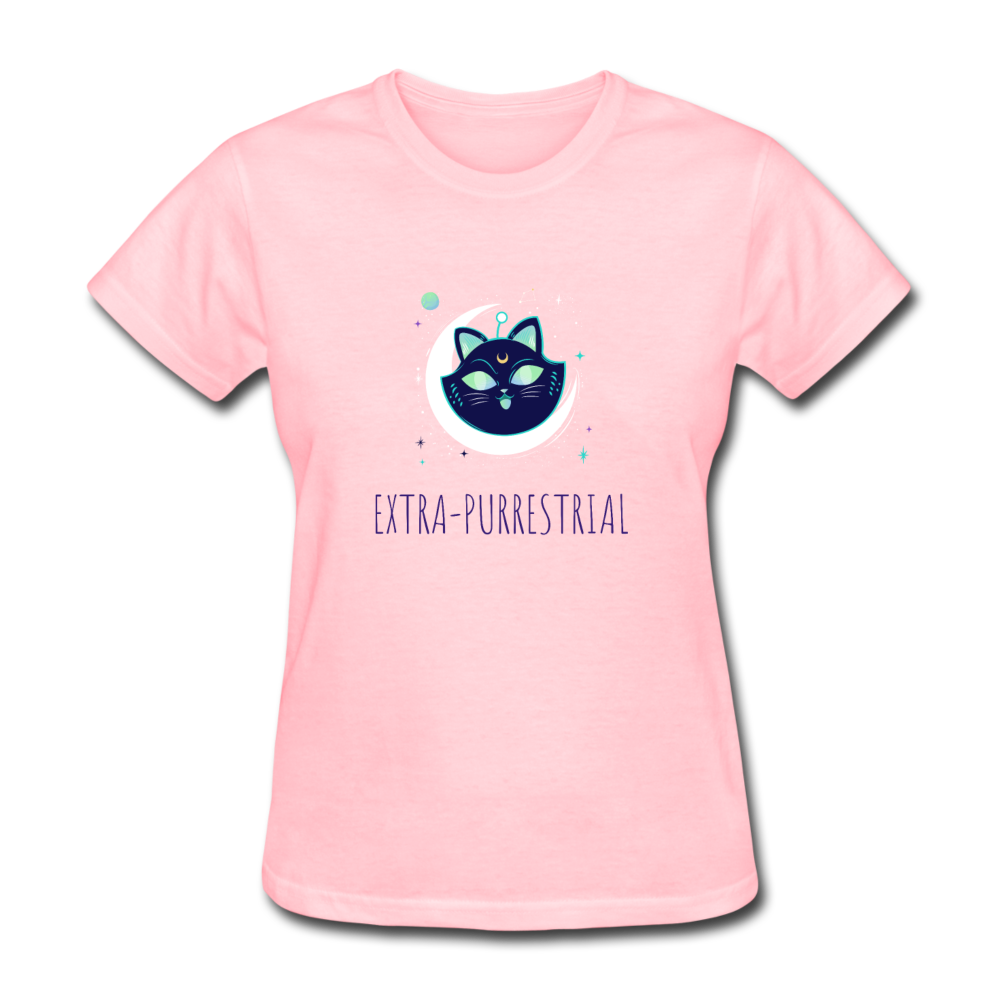 Women's Extra-Purrestrial T-Shirt - pink