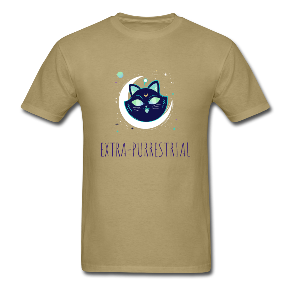 Unisex Extra-Purrestrial T-Shirt - khaki