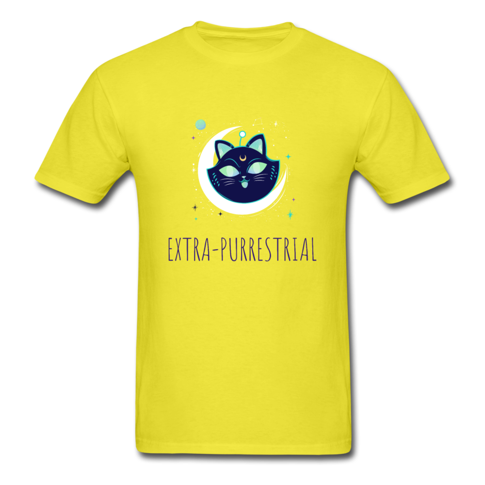 Unisex Extra-Purrestrial T-Shirt - yellow