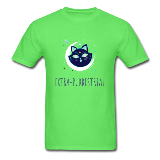 Unisex Extra-Purrestrial T-Shirt - kiwi