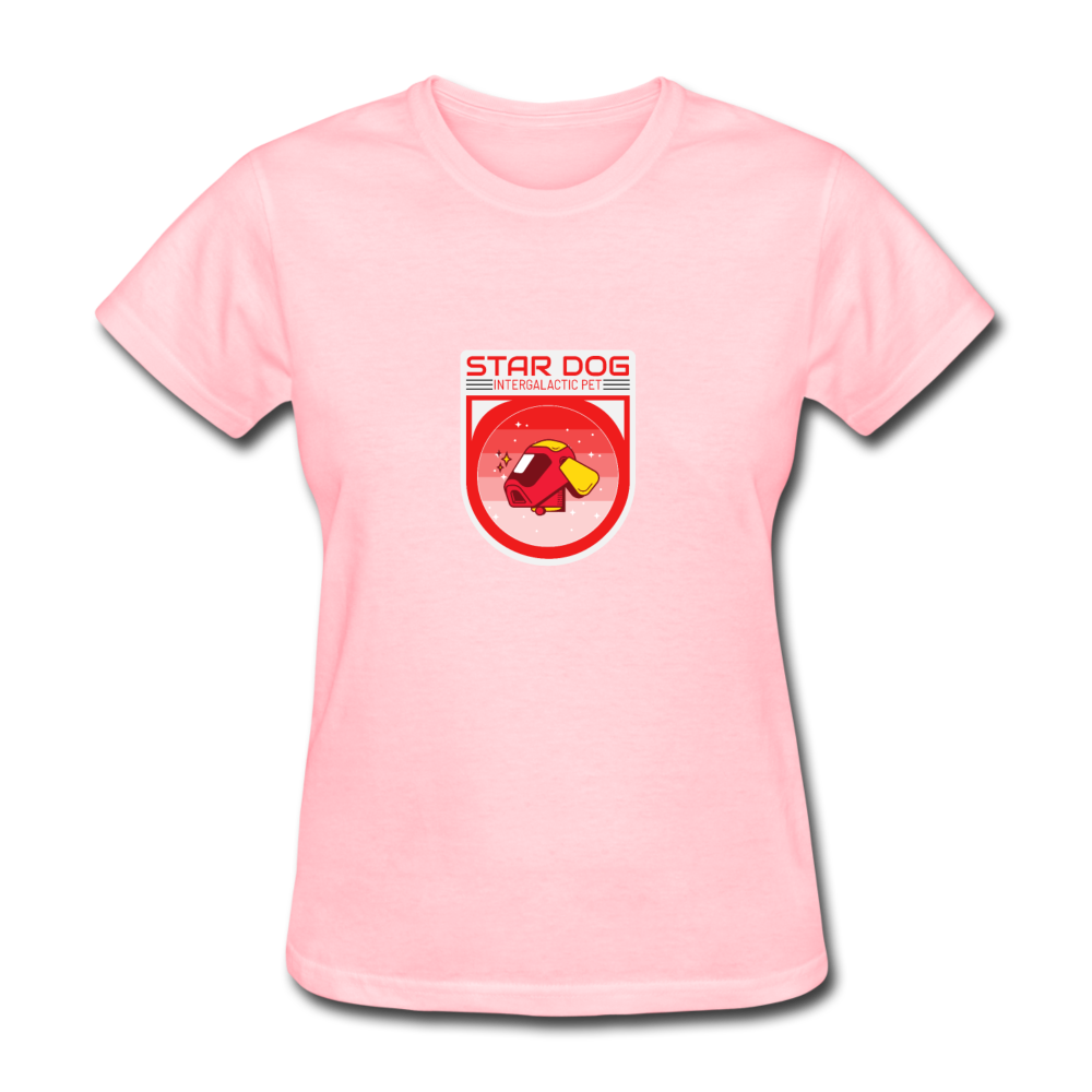 Women's Star Dog T-Shirt - pink