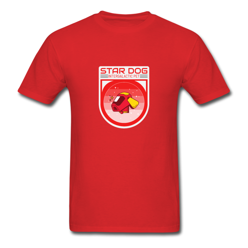 Unisex Star Dog T-Shirt - red
